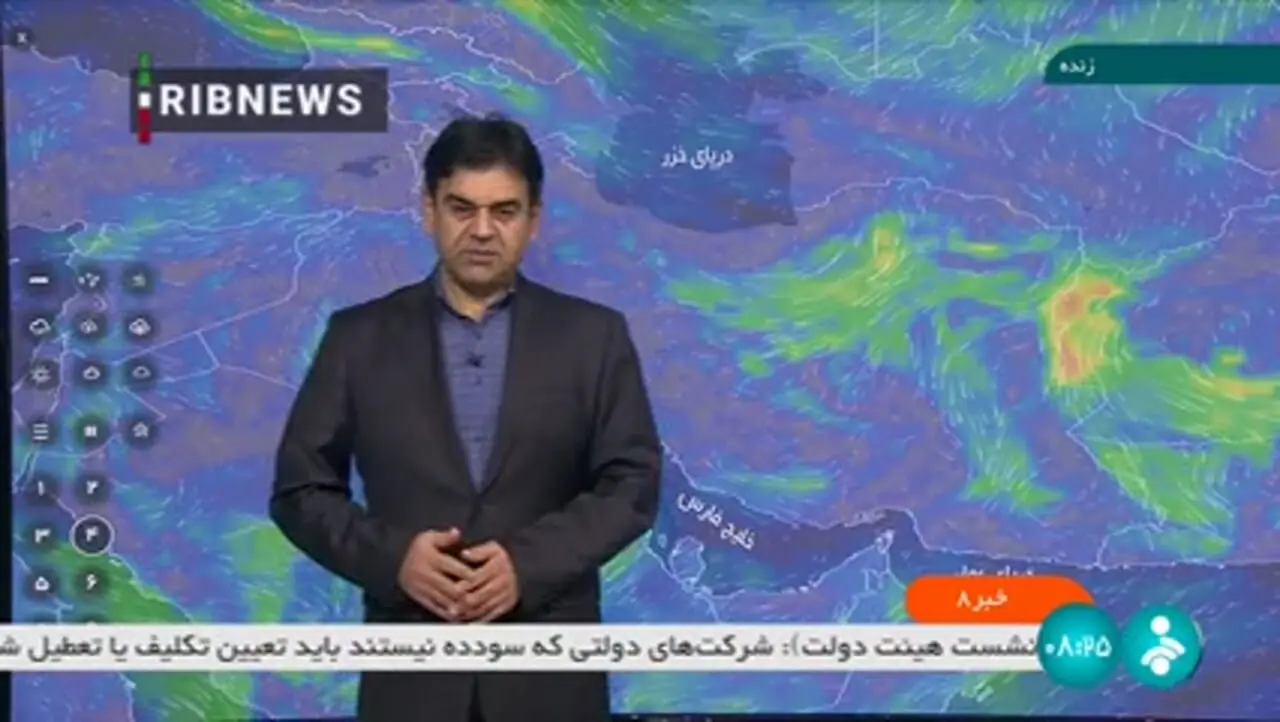 باد شدید در راه استان ها + فیلم 